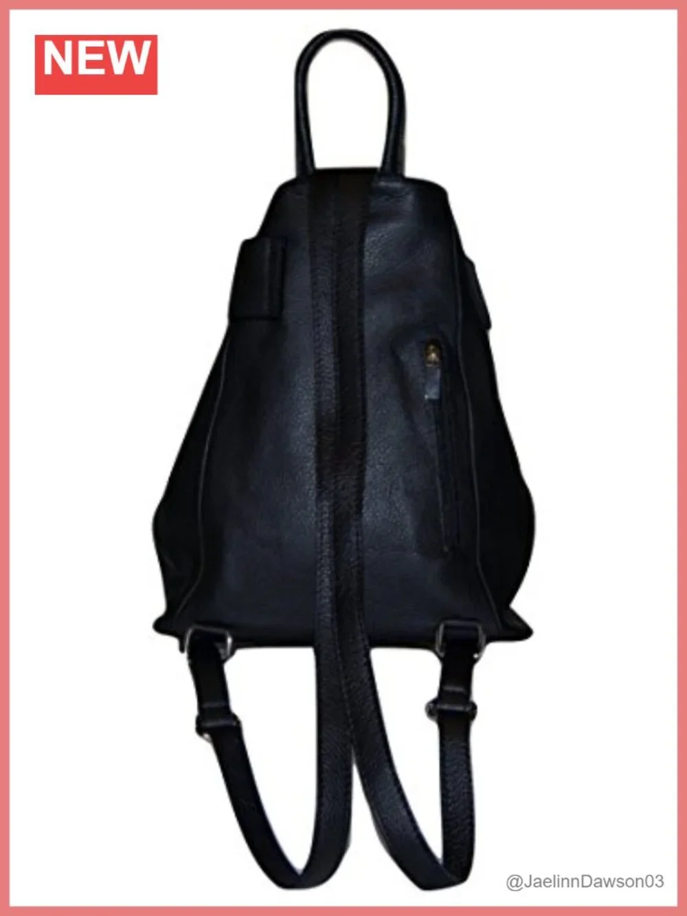 Convertible Italian Leather Backpack Tote Purse 3-in-1 Anti-Theft